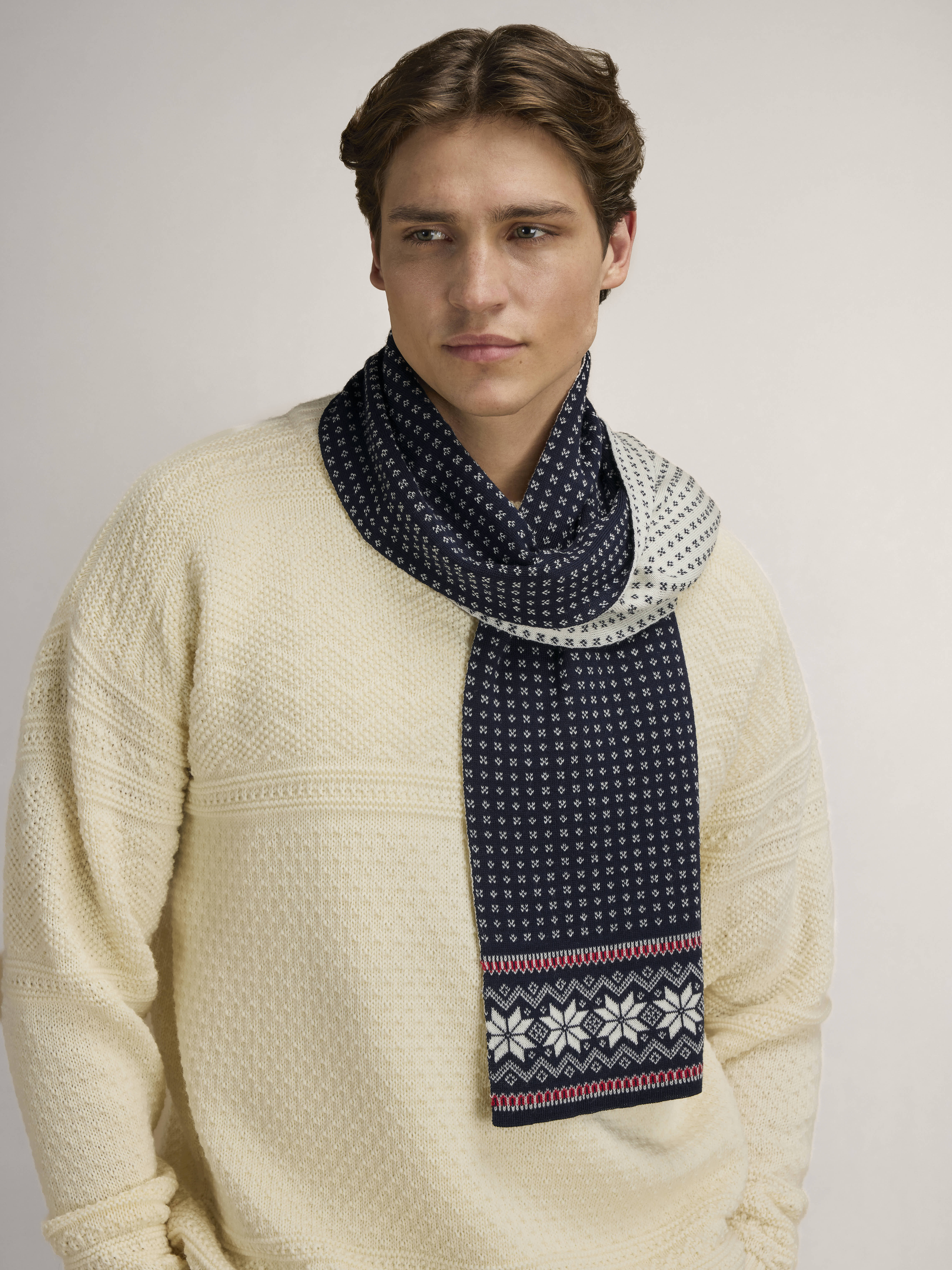 Garmisch Scarf - Merino Wool blue