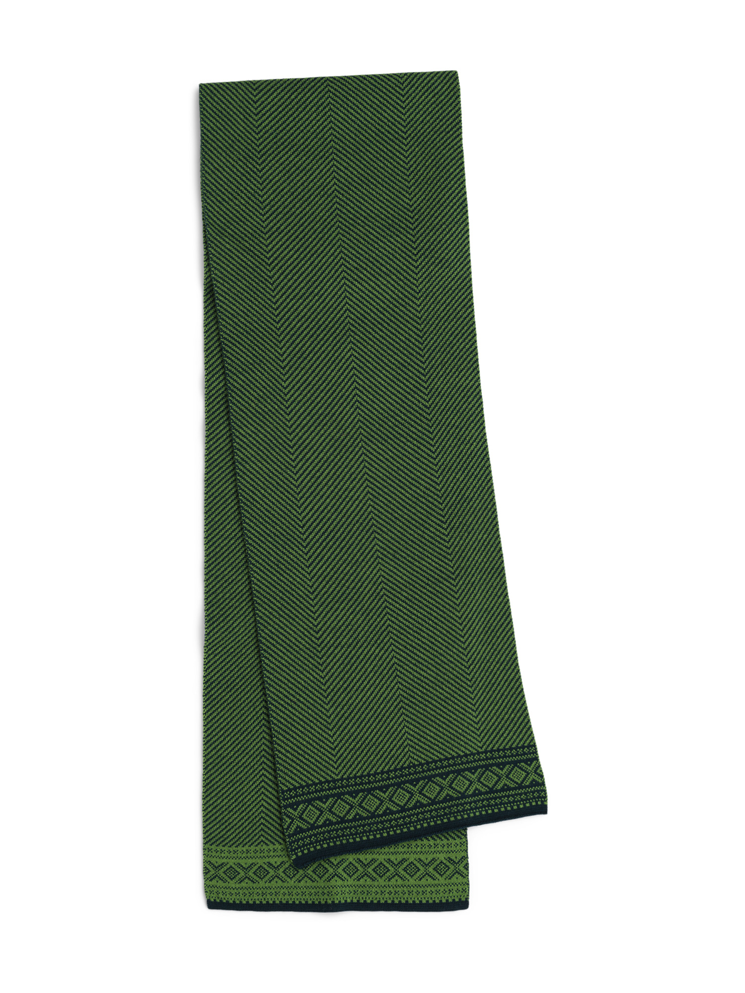 Cortina Scarf - Merino Wool Pinegreen Springgreen
