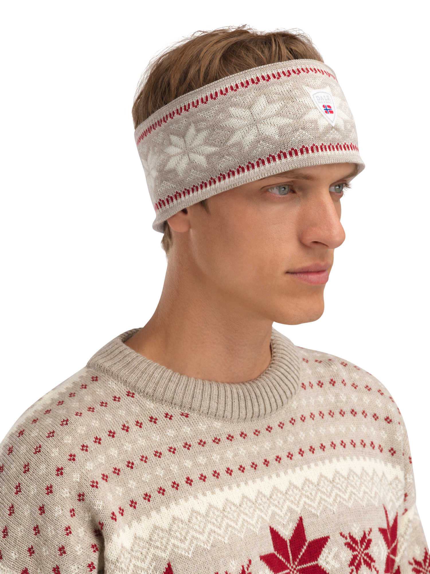 Garmisch Headband - Merino Wool Sand Offwhite