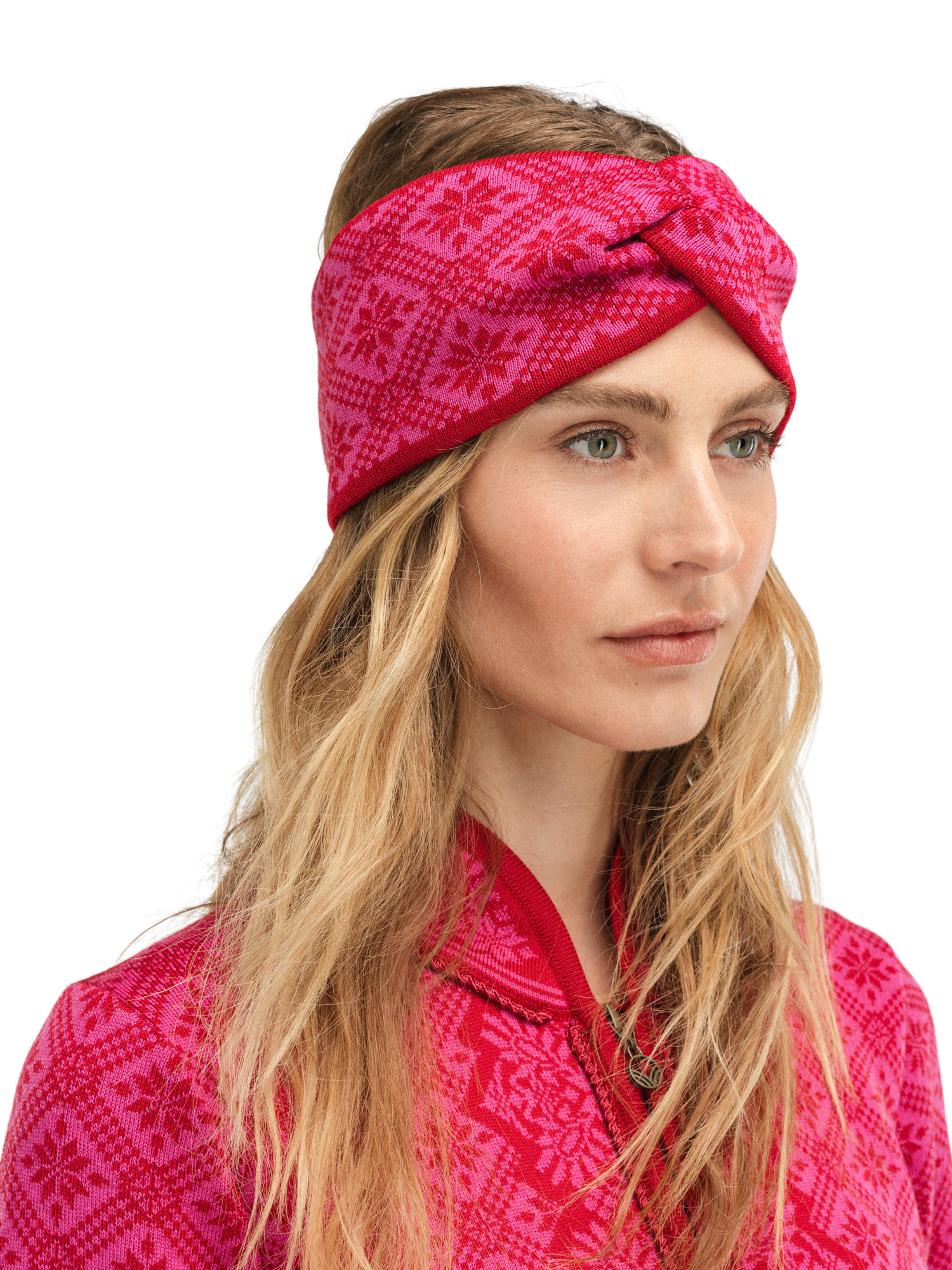 Christiania Headband - Merino Wool red