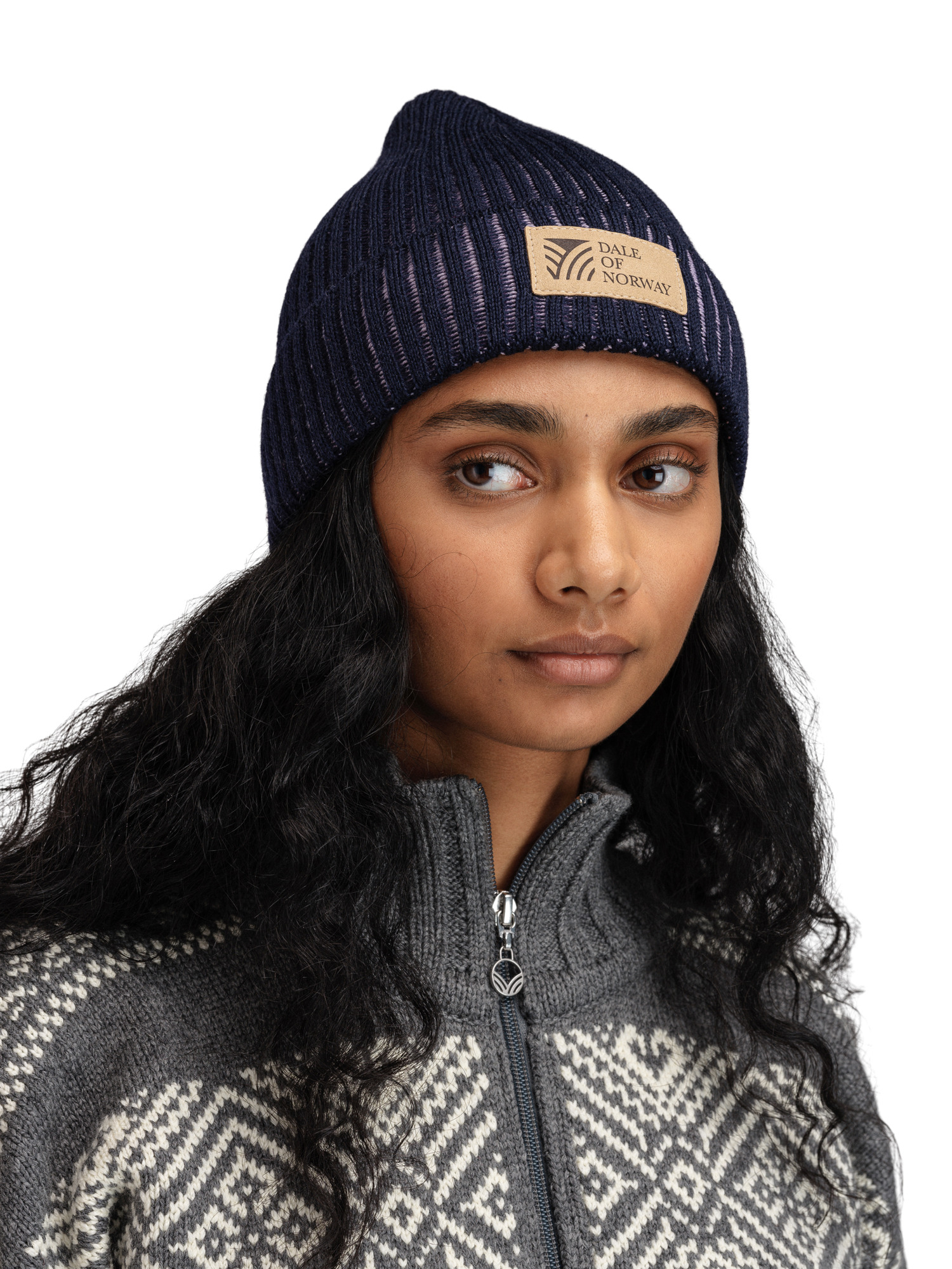 Alvøy Hat - Norwegian Wool Navy Orchid