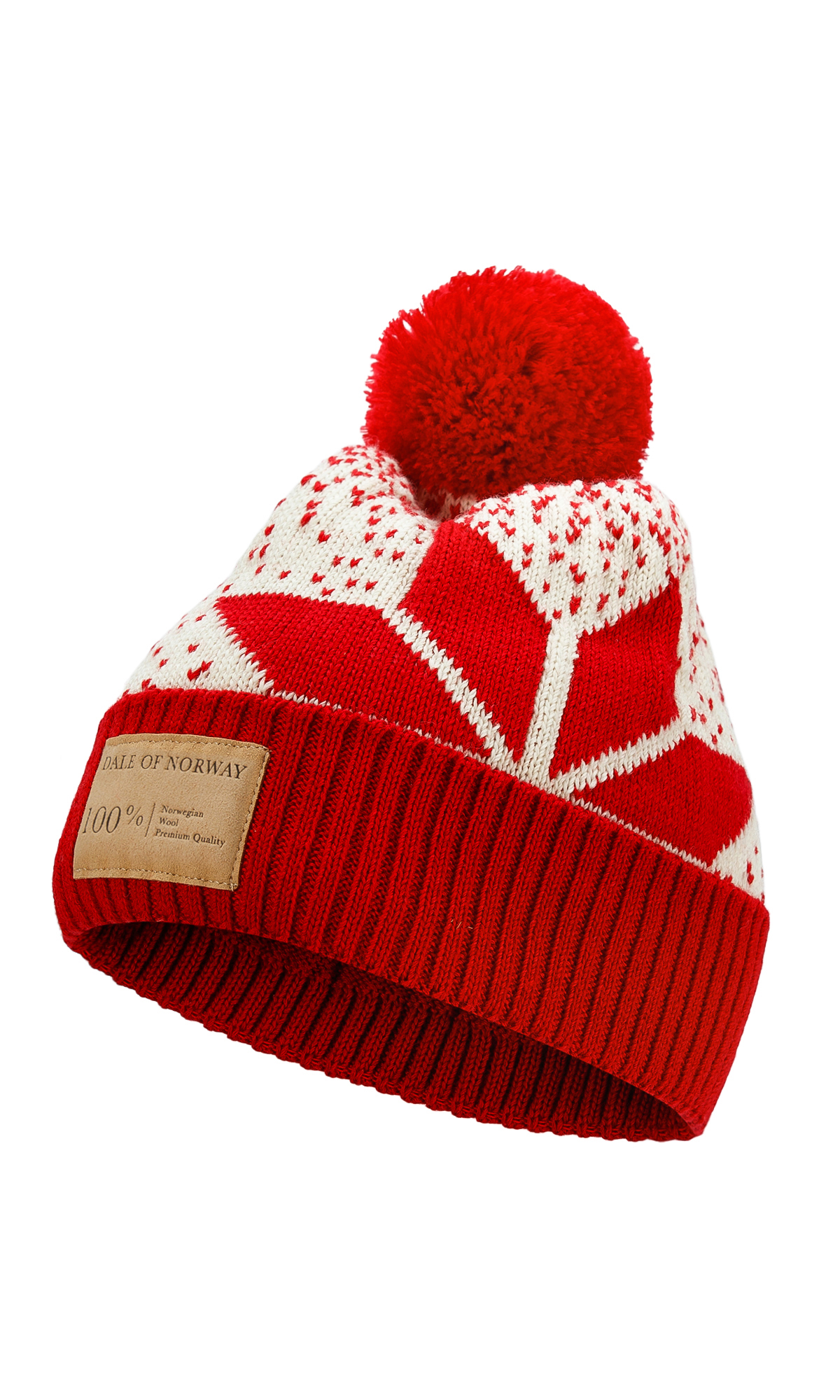 Winter Star hat - Unisex - Red - Dale of Norway - Dale of Norway