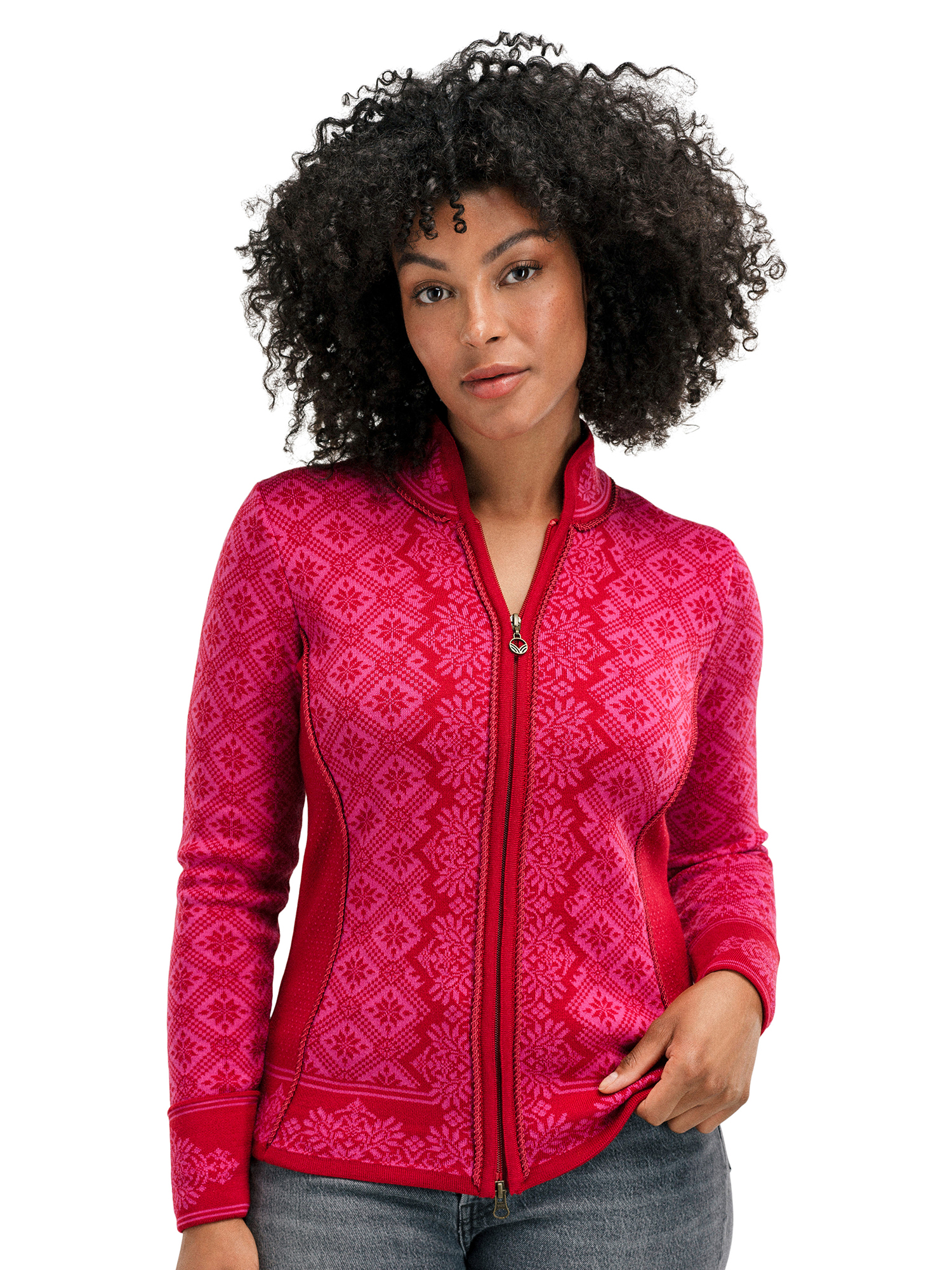 Christiania Women's Jacket - Merino Wool red