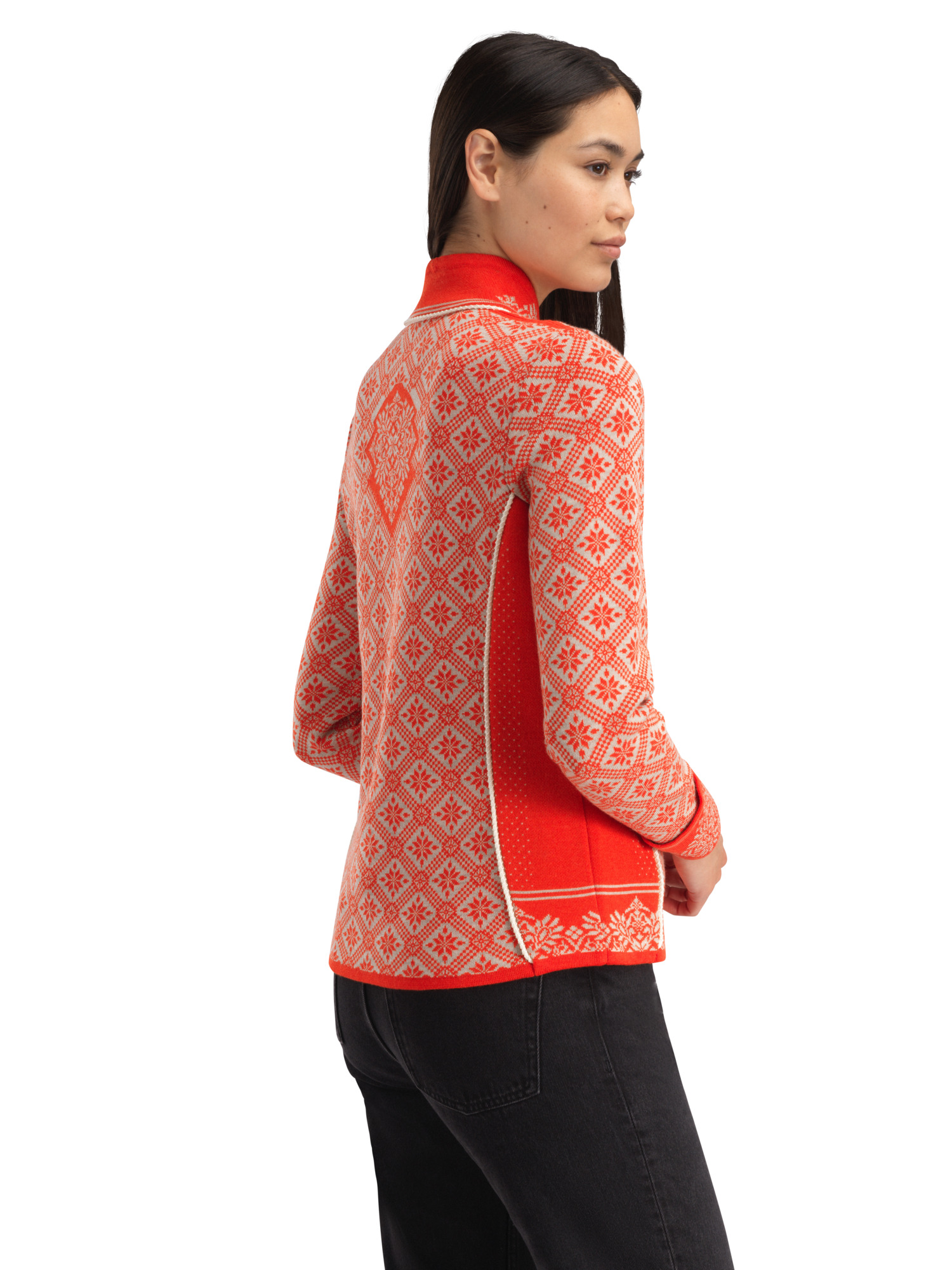 Christiania Women's Jacket - Merino Wool Roth red Sand