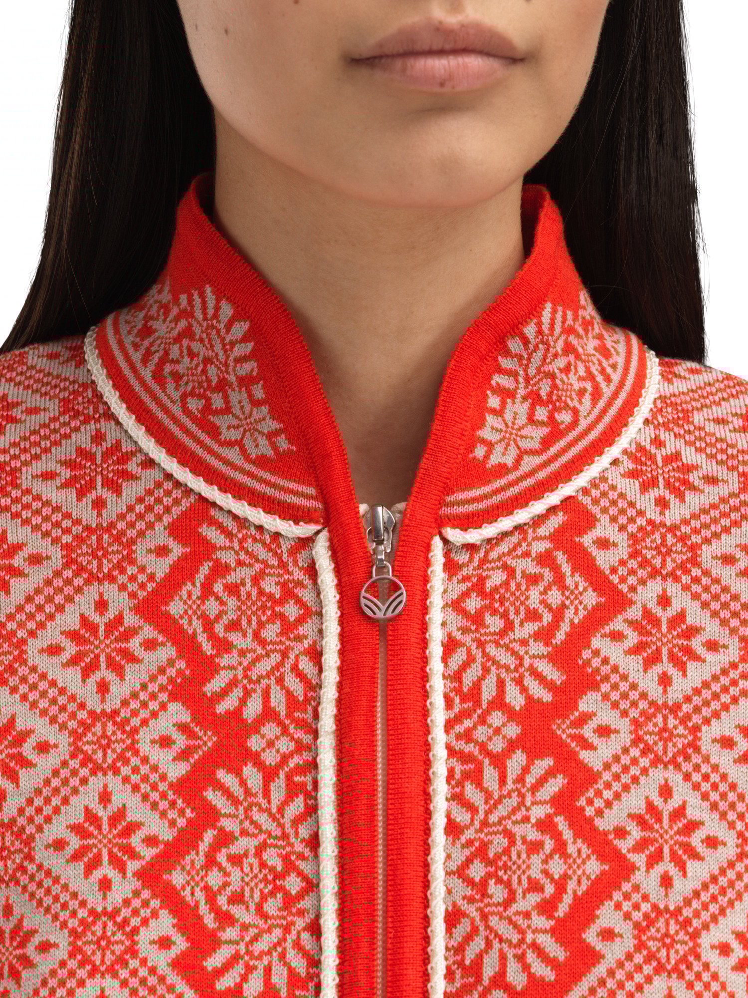 Christiania Women's Jacket - Merino Wool Roth red Sand