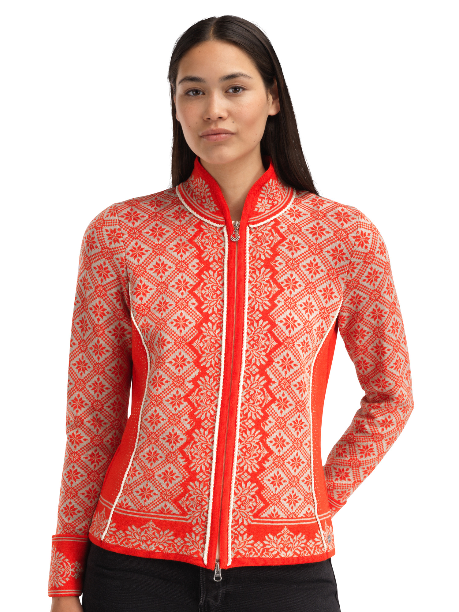 Christiania Women's Jacket - Merino Wool Roth red Sand