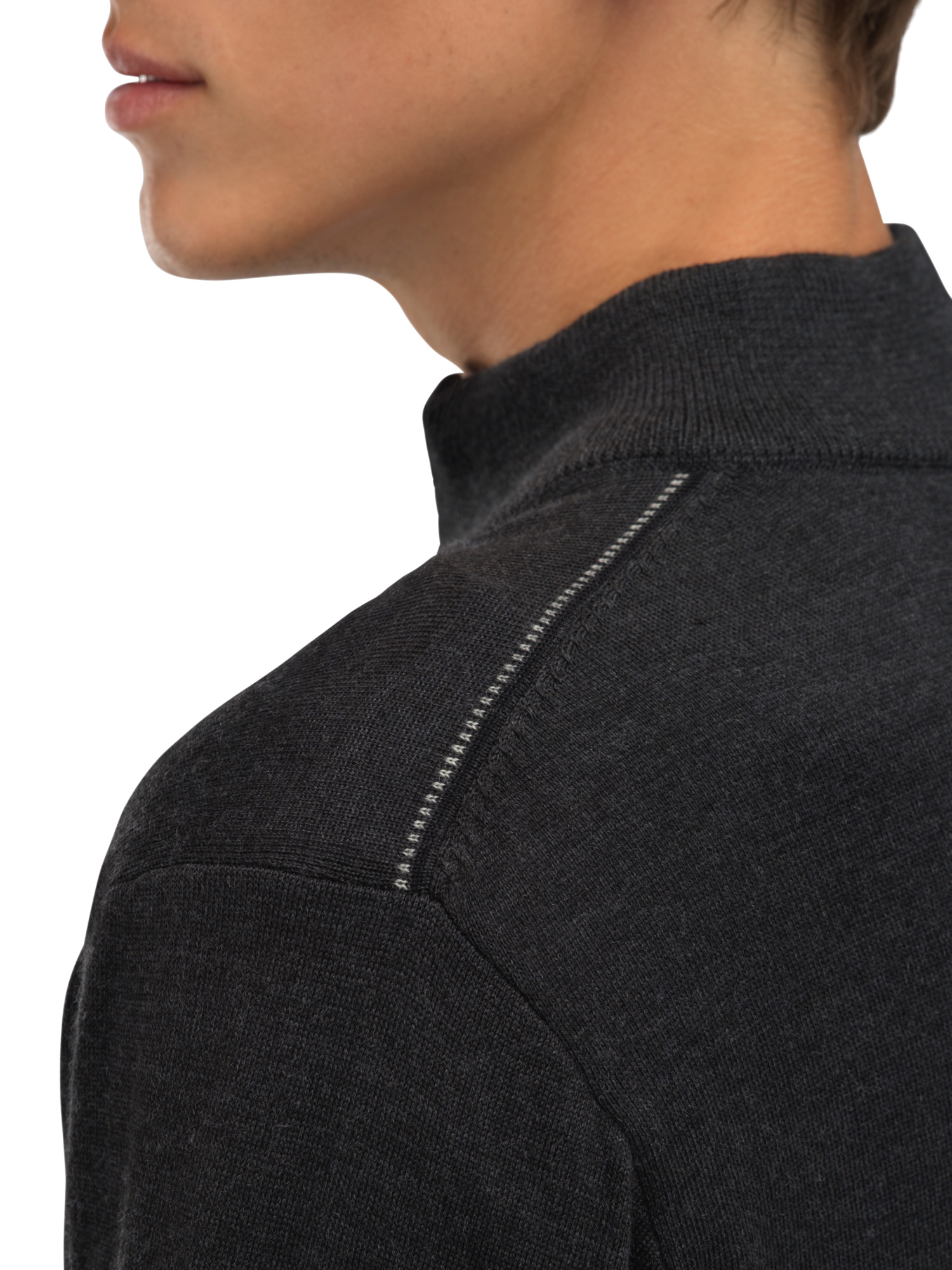 Hovden Men’s Jacket - Merino Wool Darkcharcoal Lightcharcoal