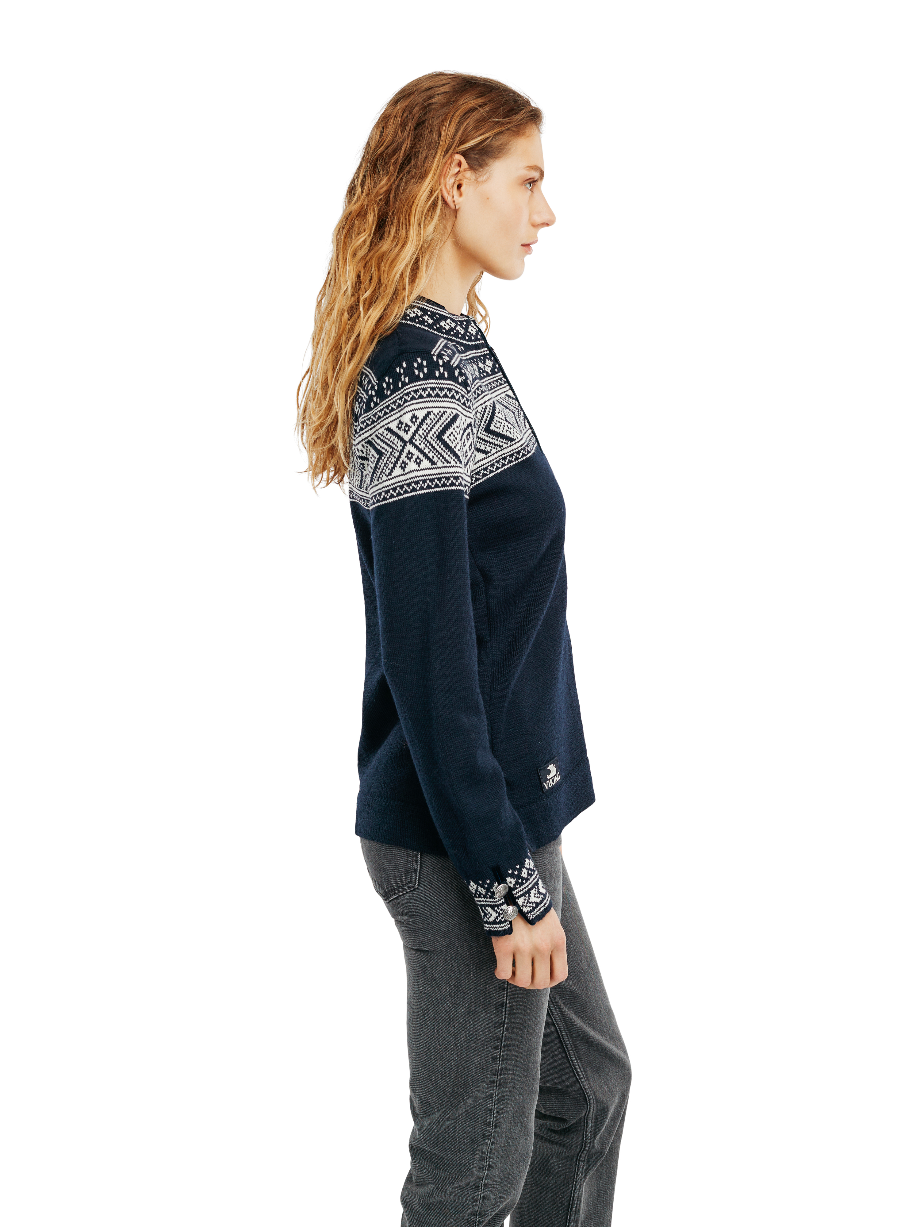 Viking Karine Marine Offwhite