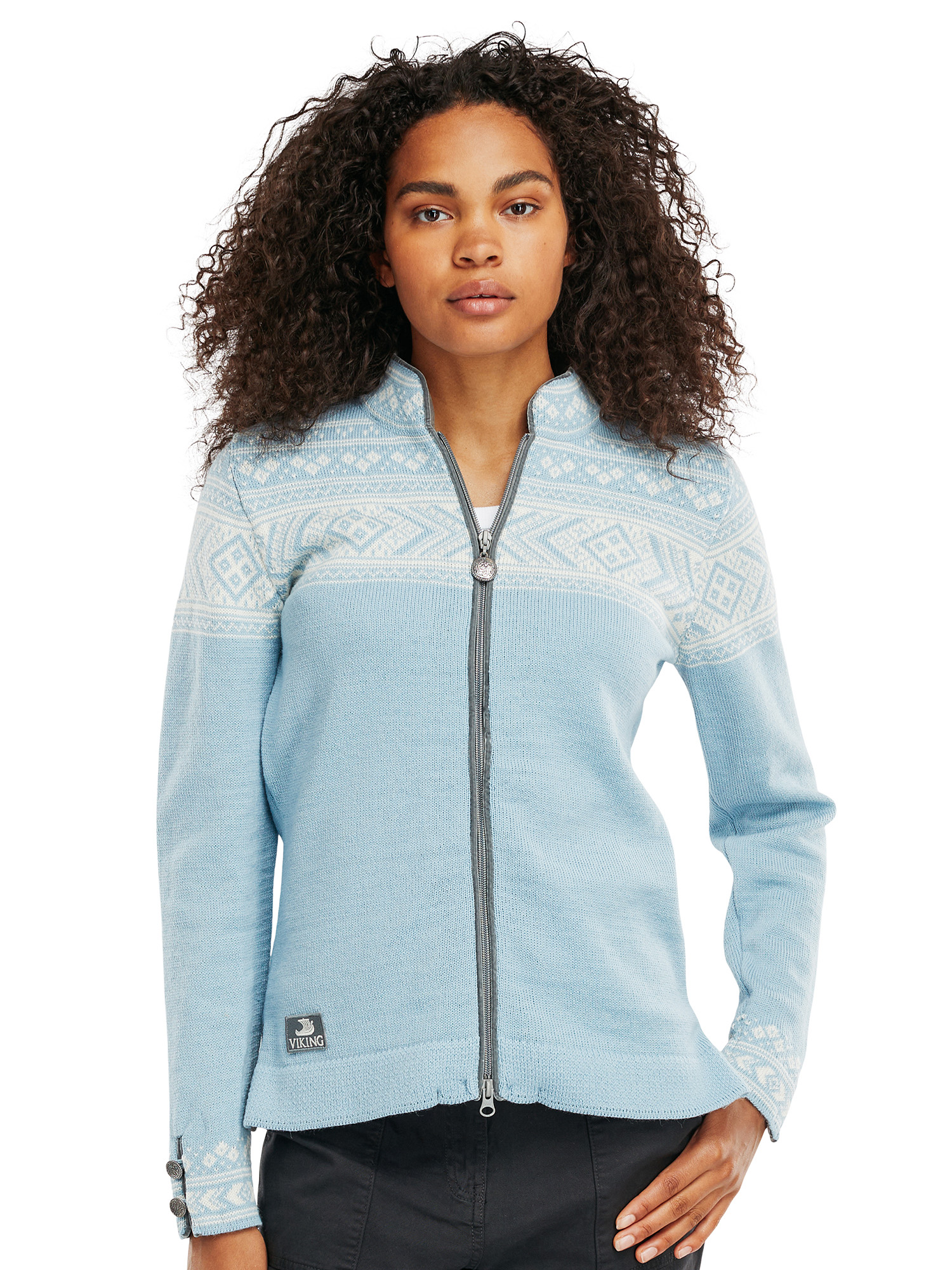 Viking Karine Ice Blue Offwhite