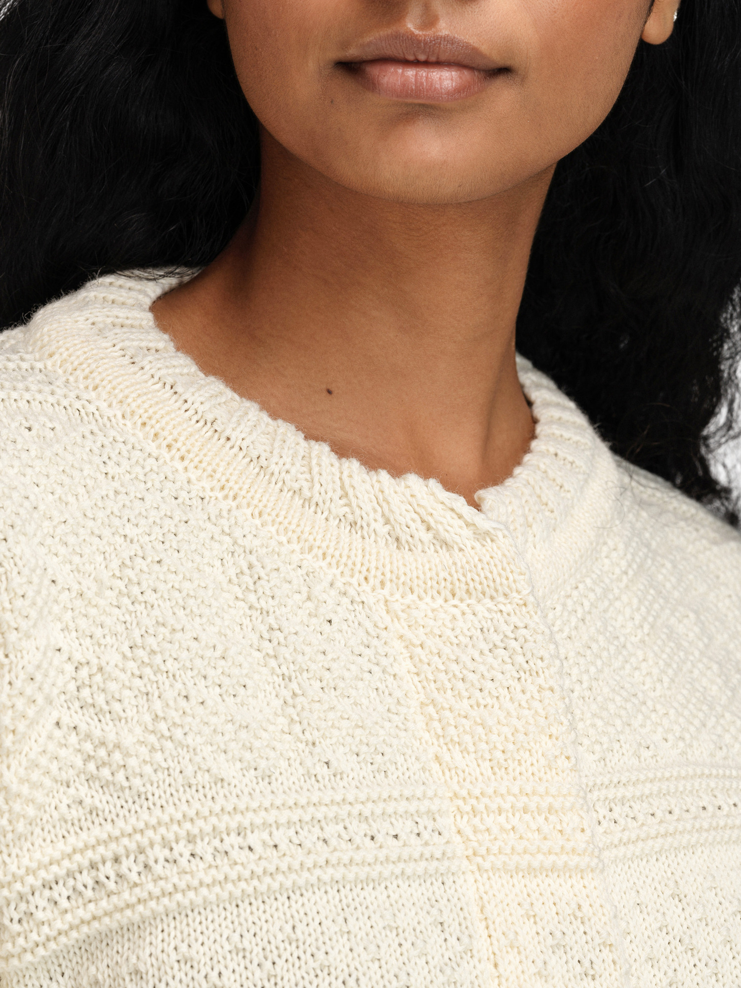 Lusa Women's Cardigan - Norwegian Wool Offwhite