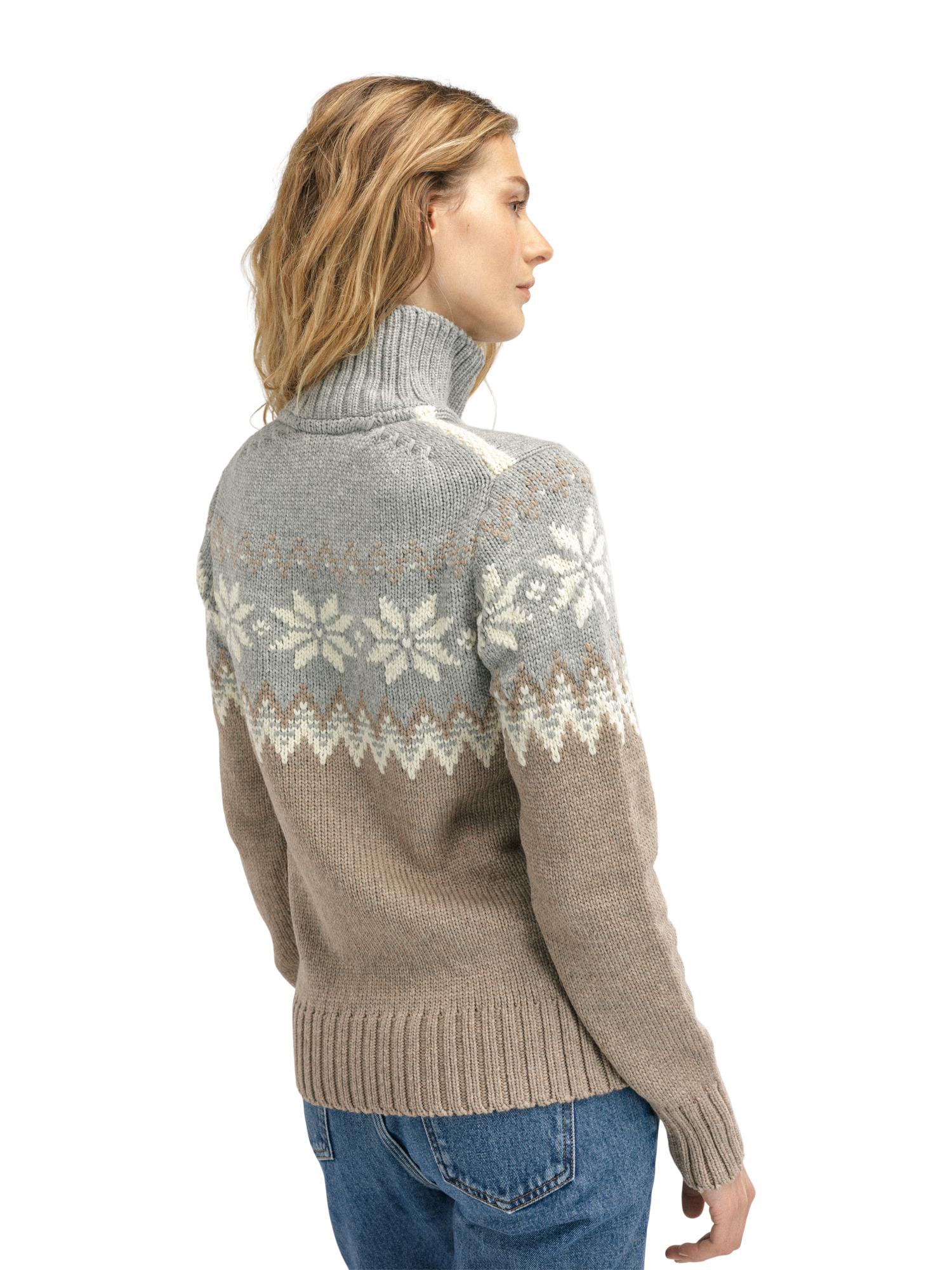 Myking Women’s Sweater - Merino Wool Mountainstone Lightcharcoal