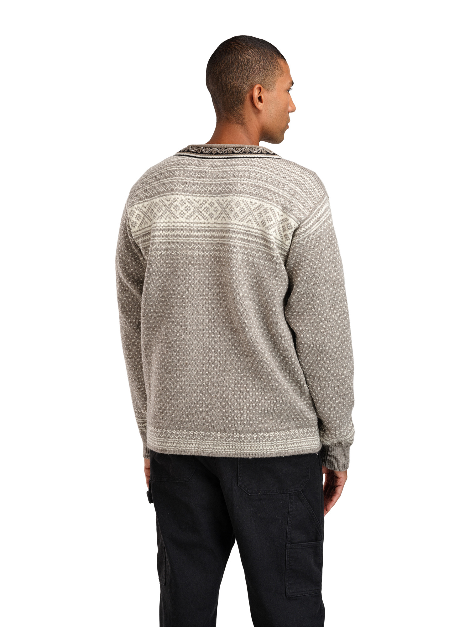 Setesdal Lusekofte Sweater - Norwegian Wool Vanillasugar Naturalwhite