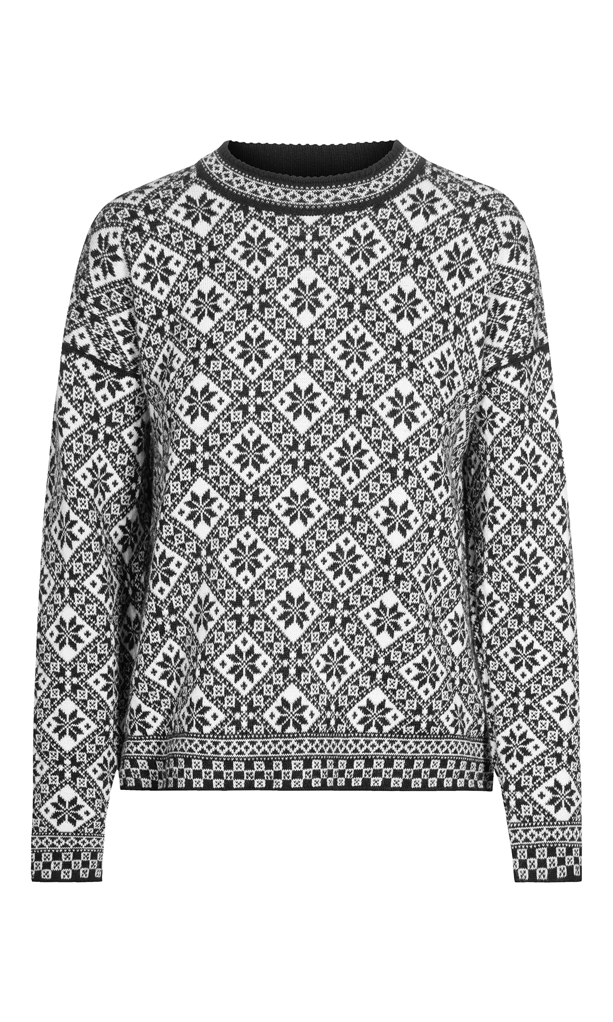 Bjorøy Sweater - Women - Black/Offwhite - Dale of Norway - Dale of