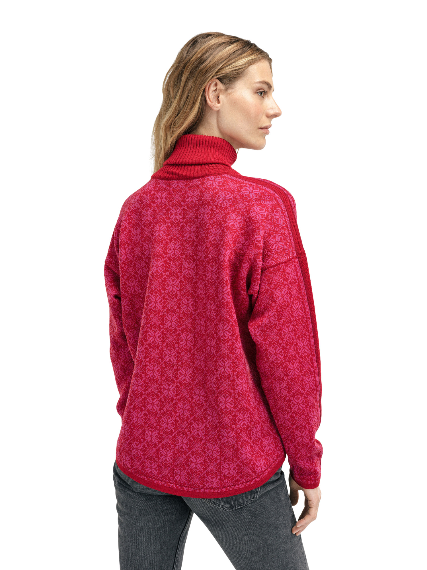 Firda Women’s Sweater - Merino Wool red