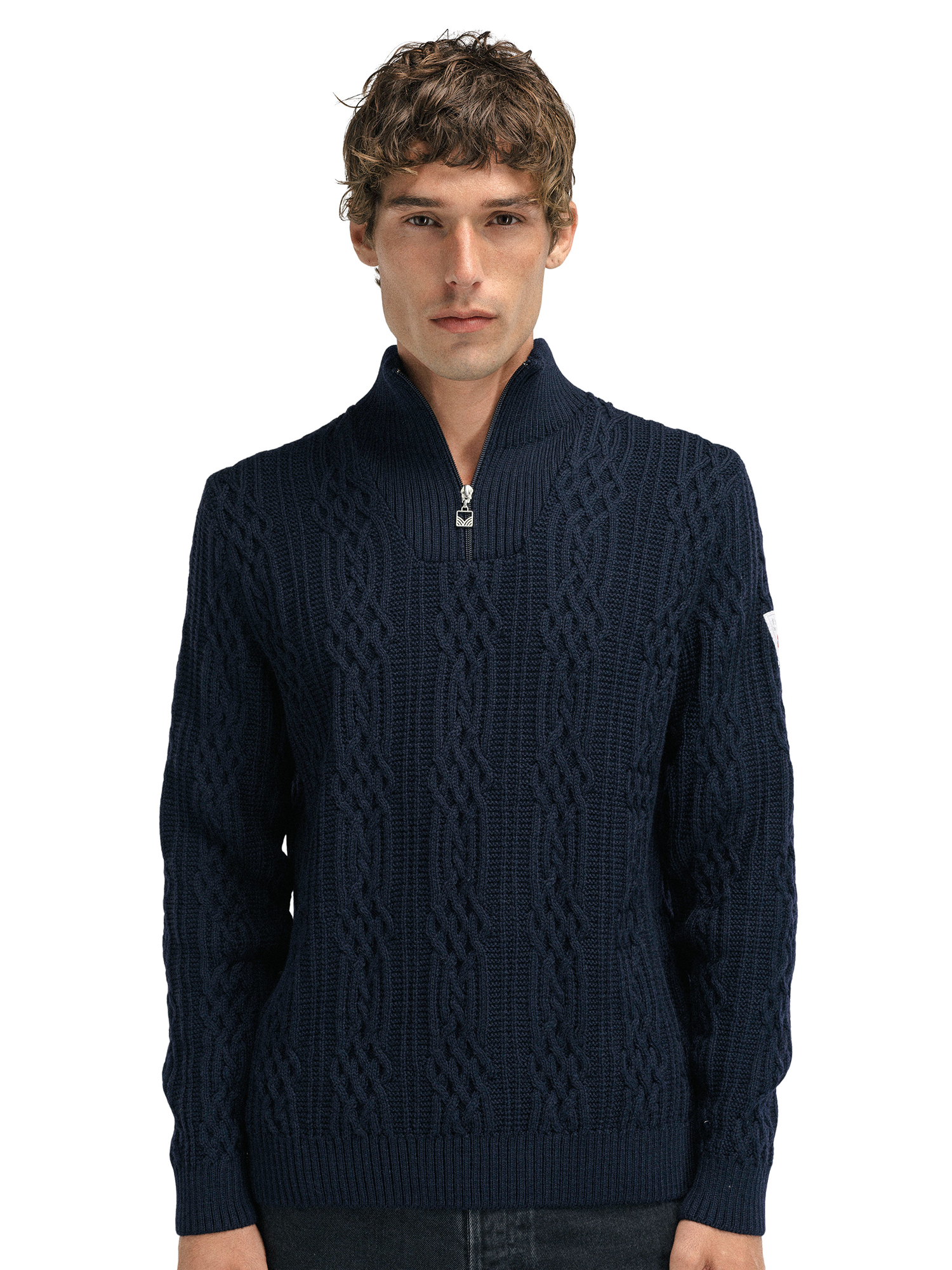 Hoven Knit Sweater Men Navy Dale of Norway Dale of Norway