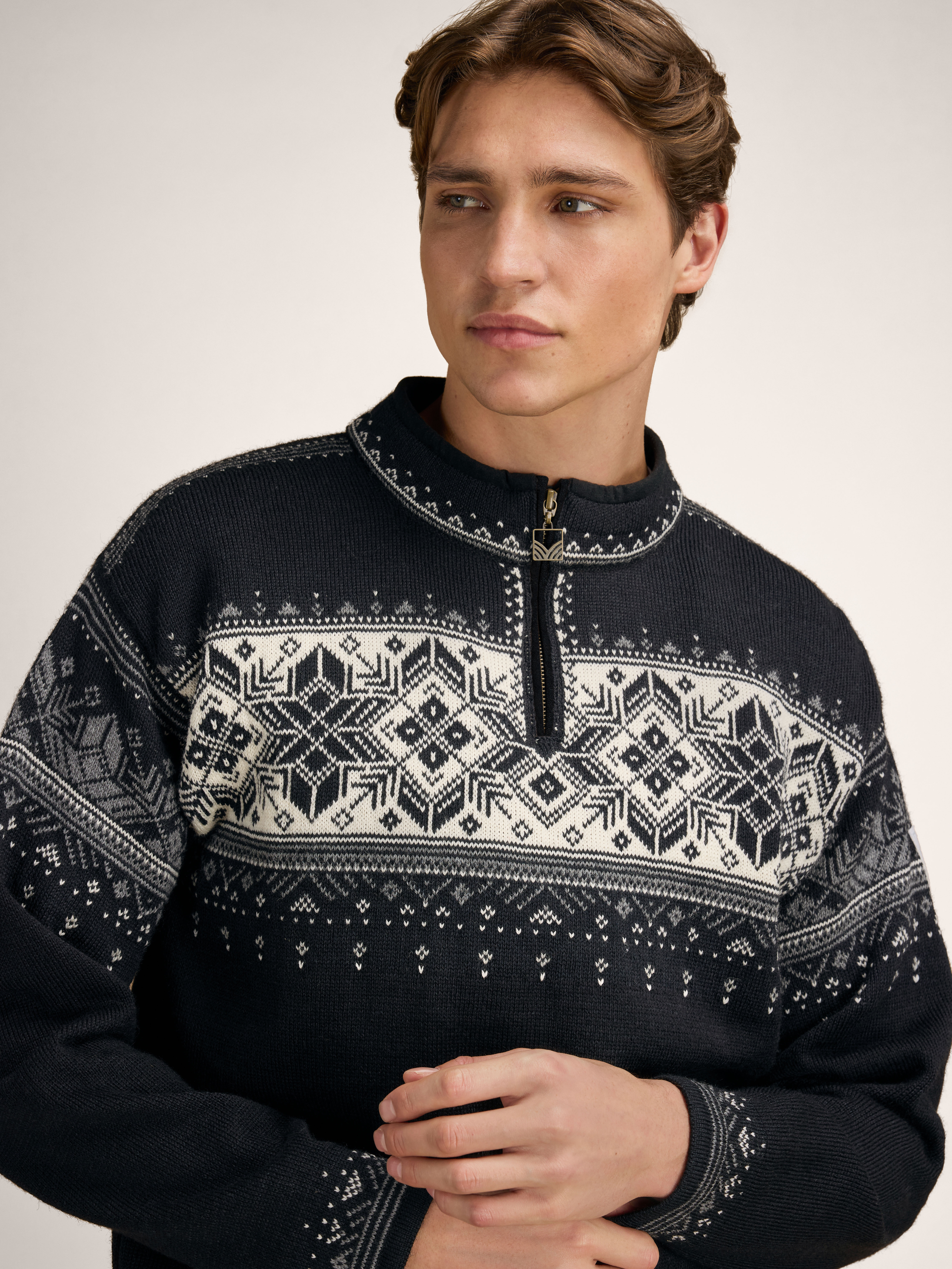 Blyfjell Men's Knit Sweater black