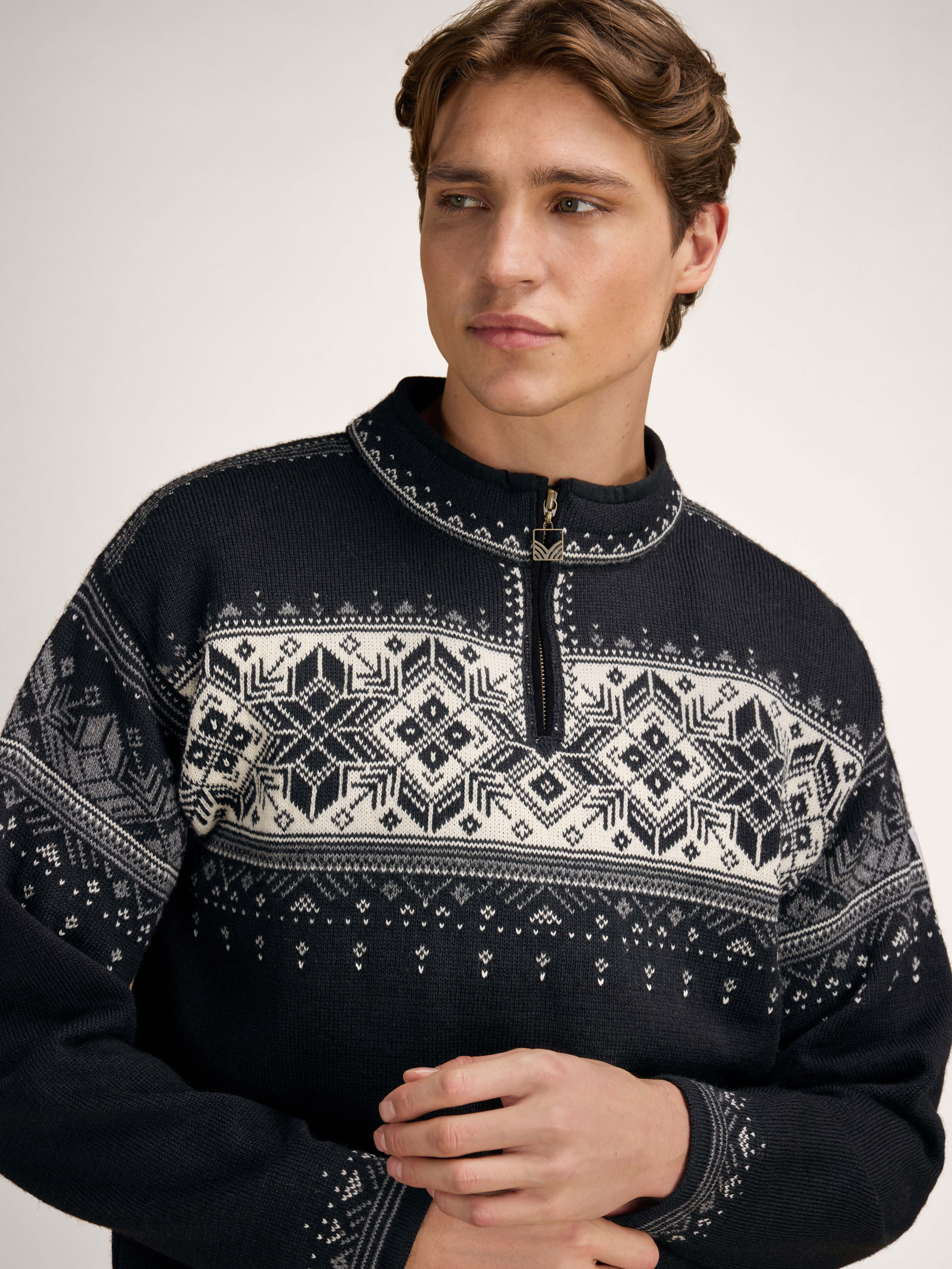Blyfjell Men's Knit Sweater black