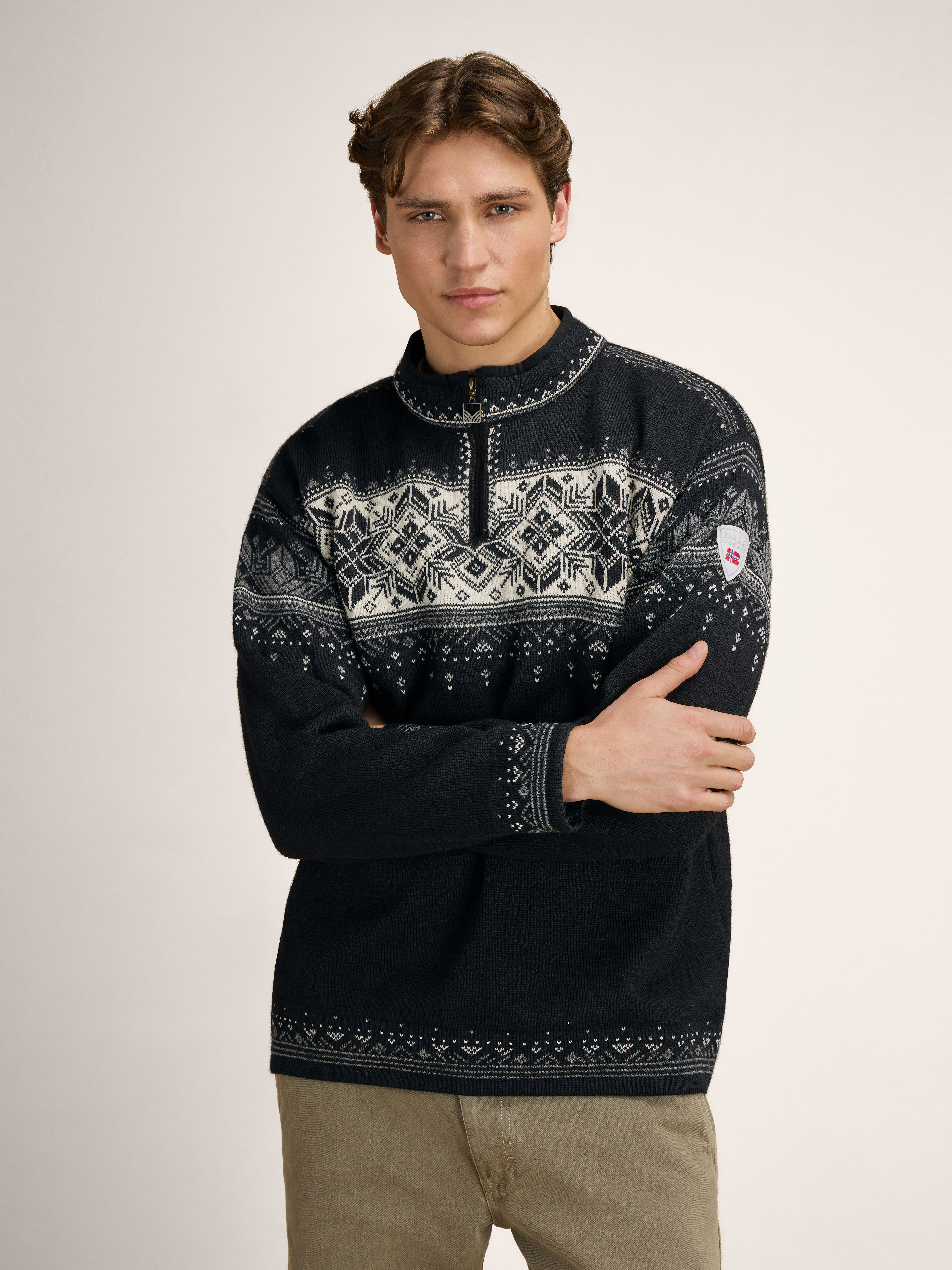 Blyfjell Men's Knit Sweater black