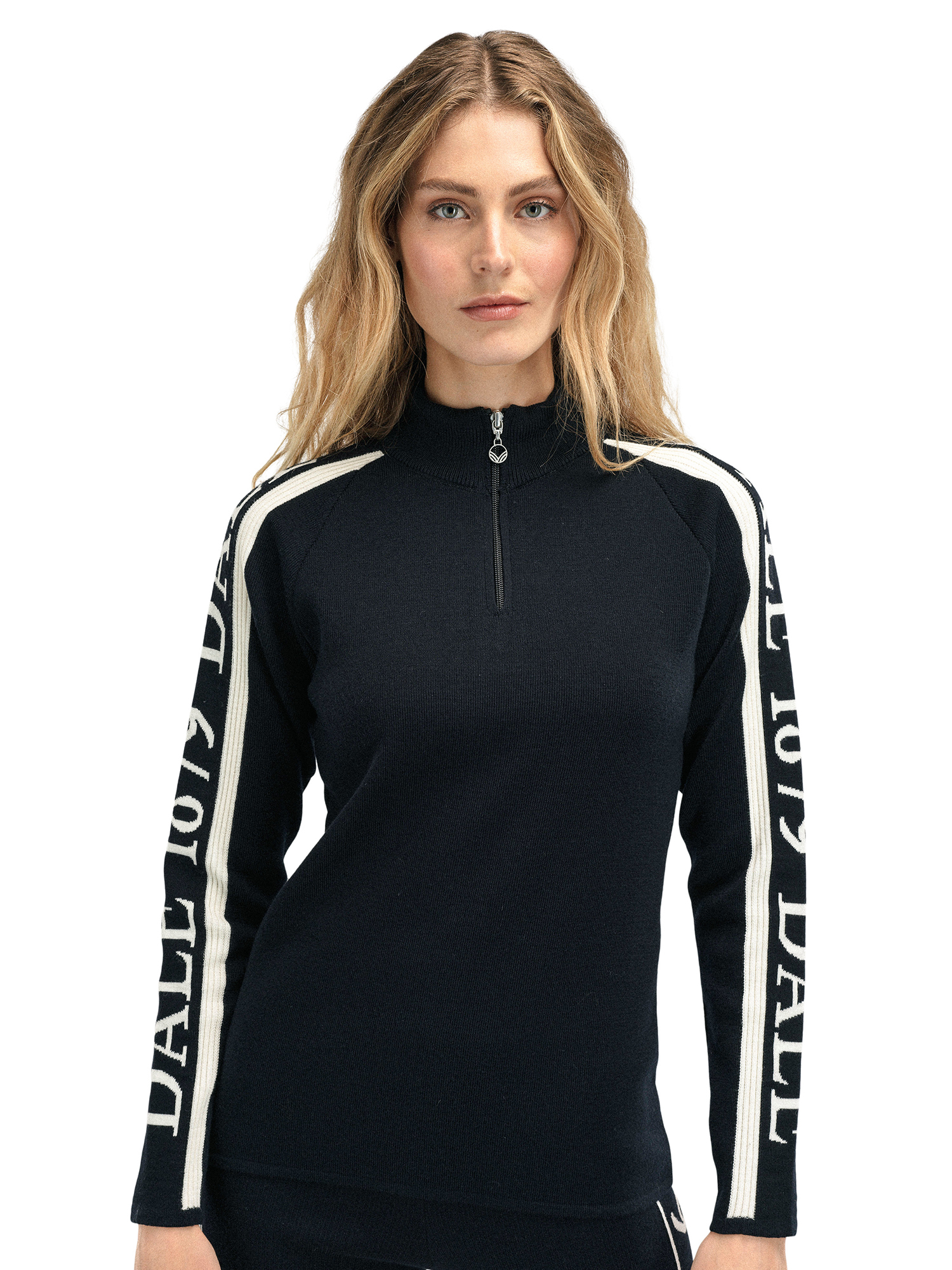 Skarstind 1879 Women's Sweater Black Offwhite