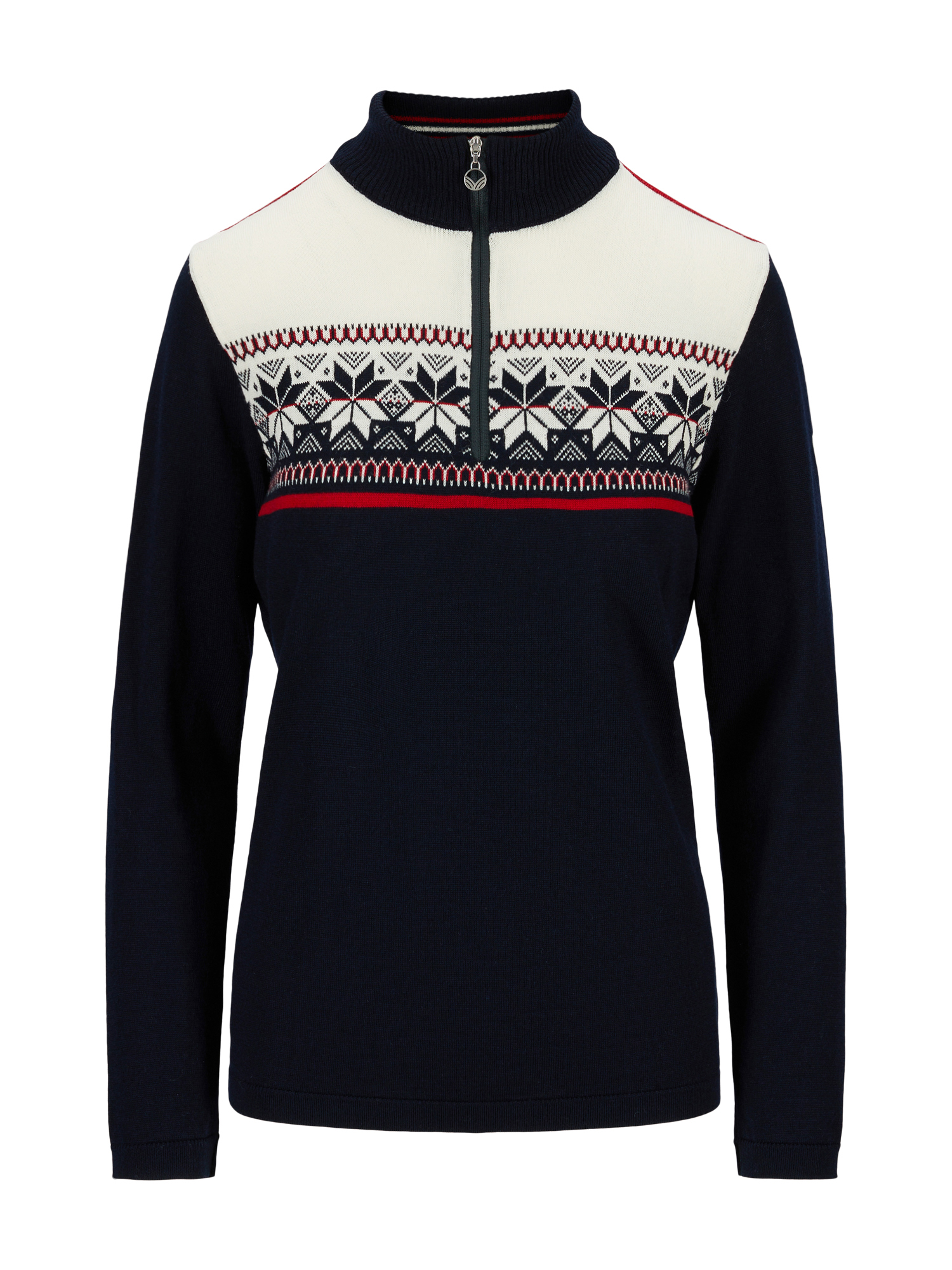 Liberg women’s sweater  Marine Raspberry Offwhite