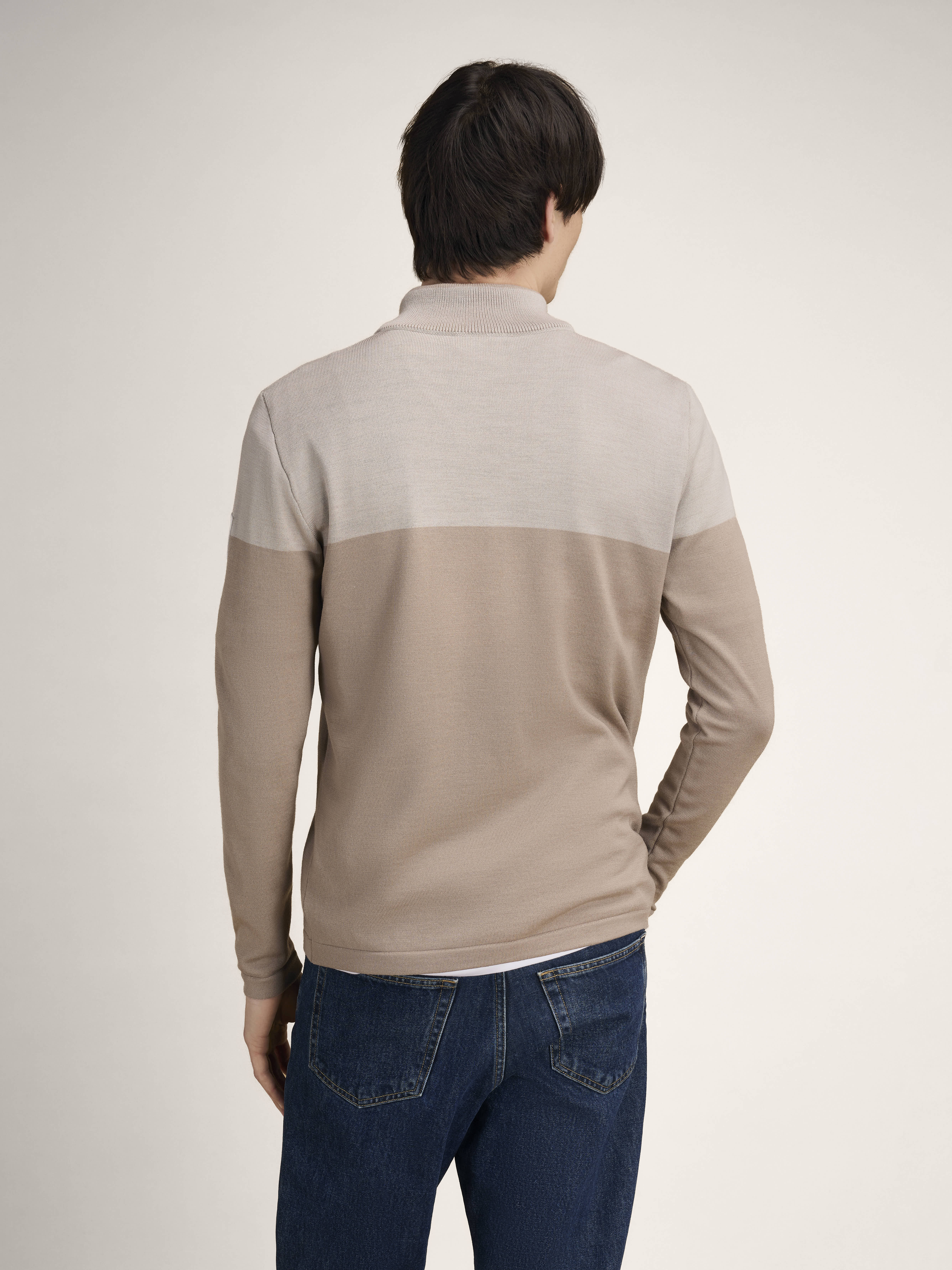 Breidablikk Men's Sweater - Merino Wool Beige