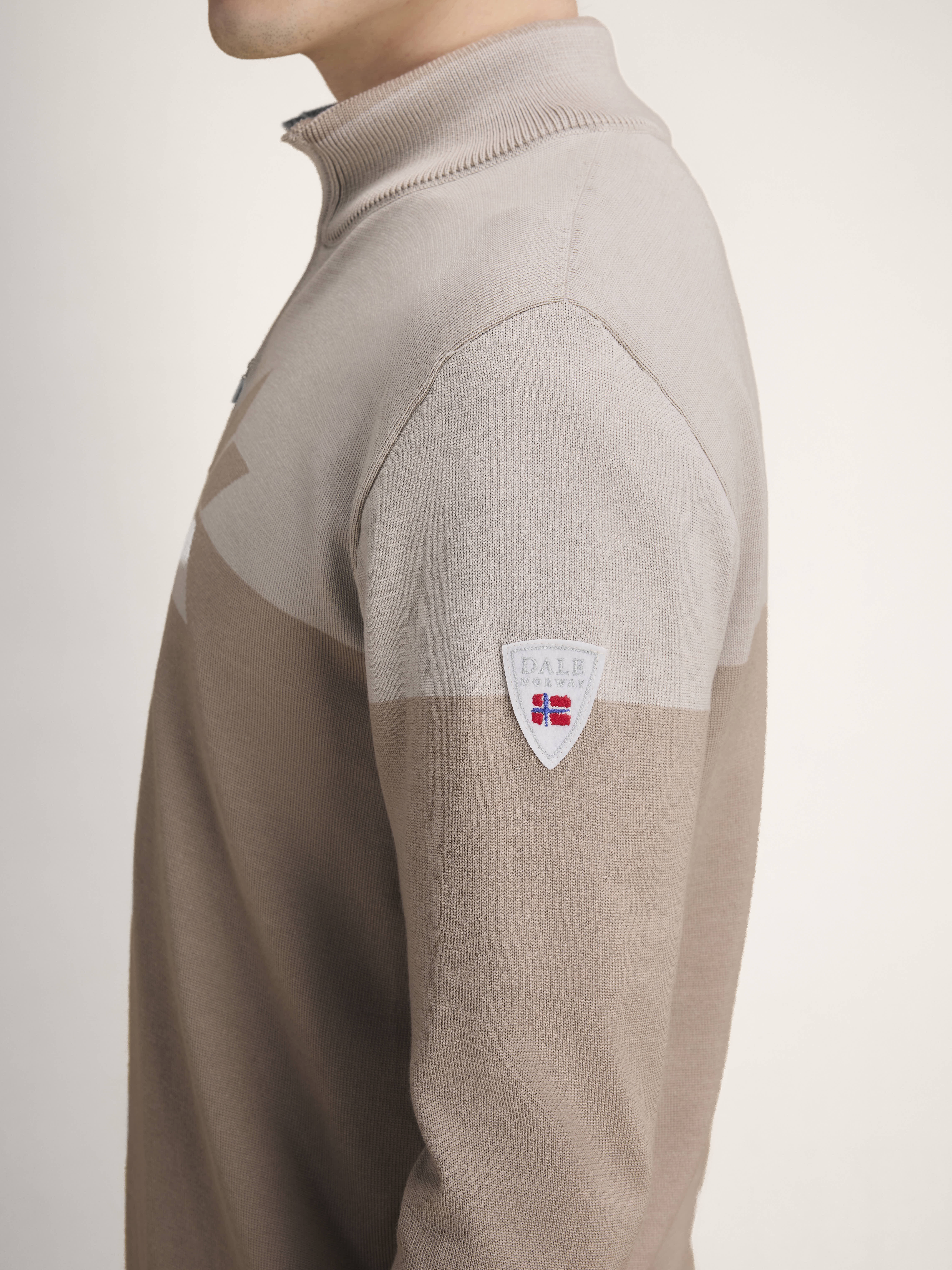 Breidablikk Men's Sweater - Merino Wool Beige