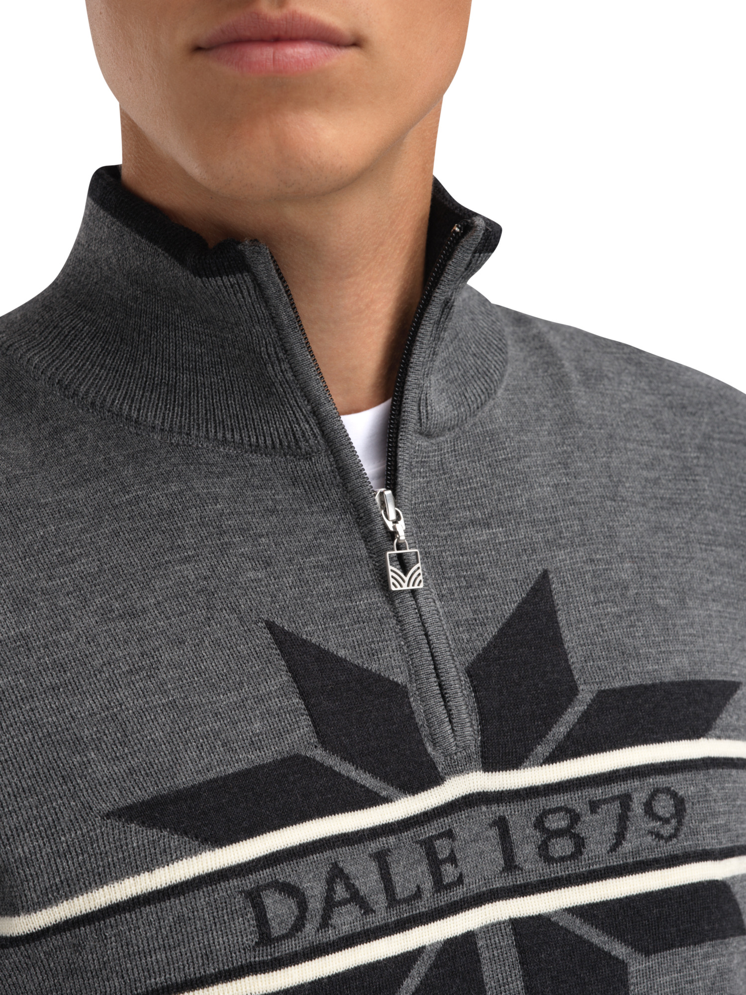 Nåle Men's Sweater - Merino Wool Grey