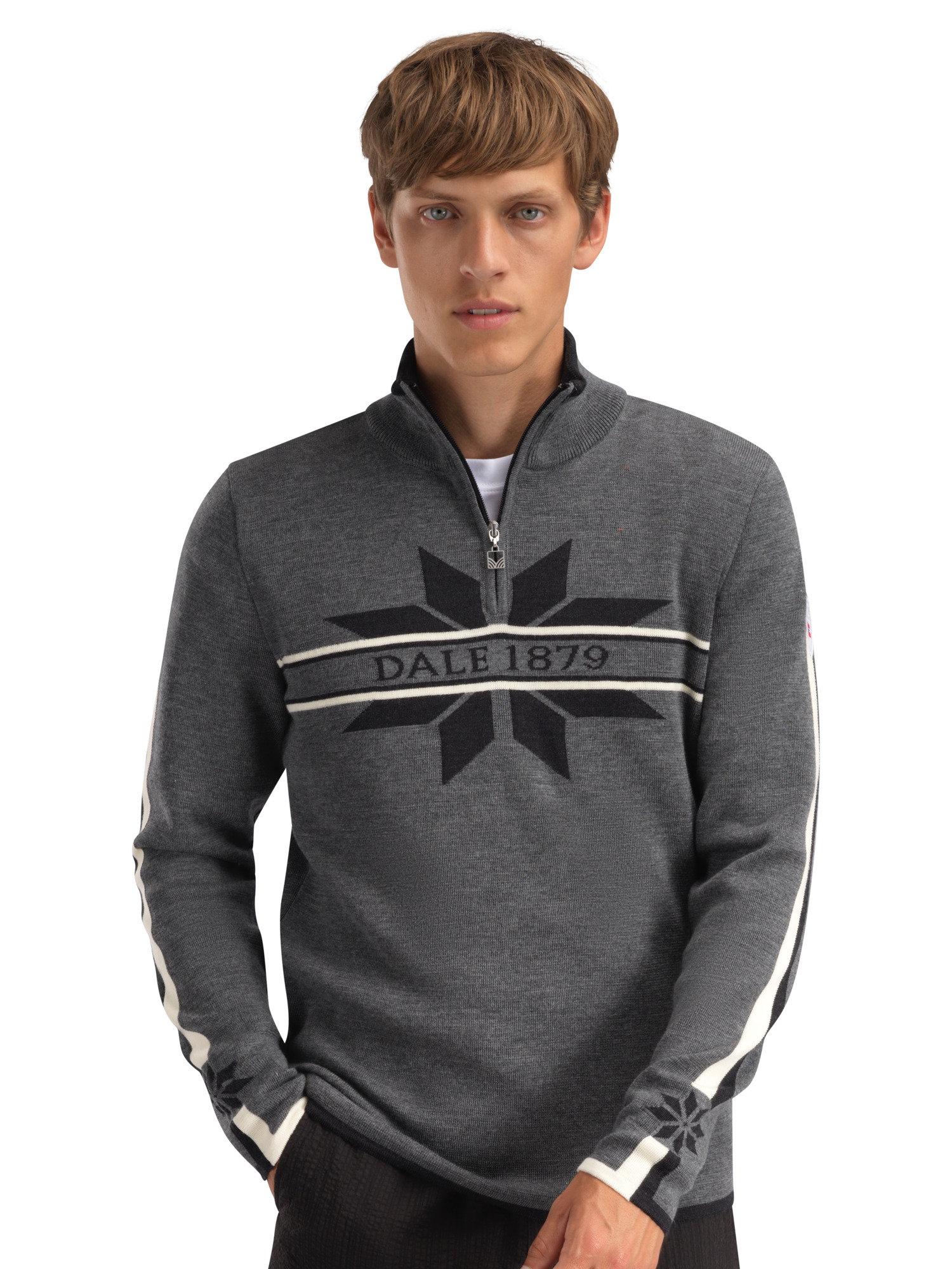 Nåle Men's Sweater - Merino Wool Grey