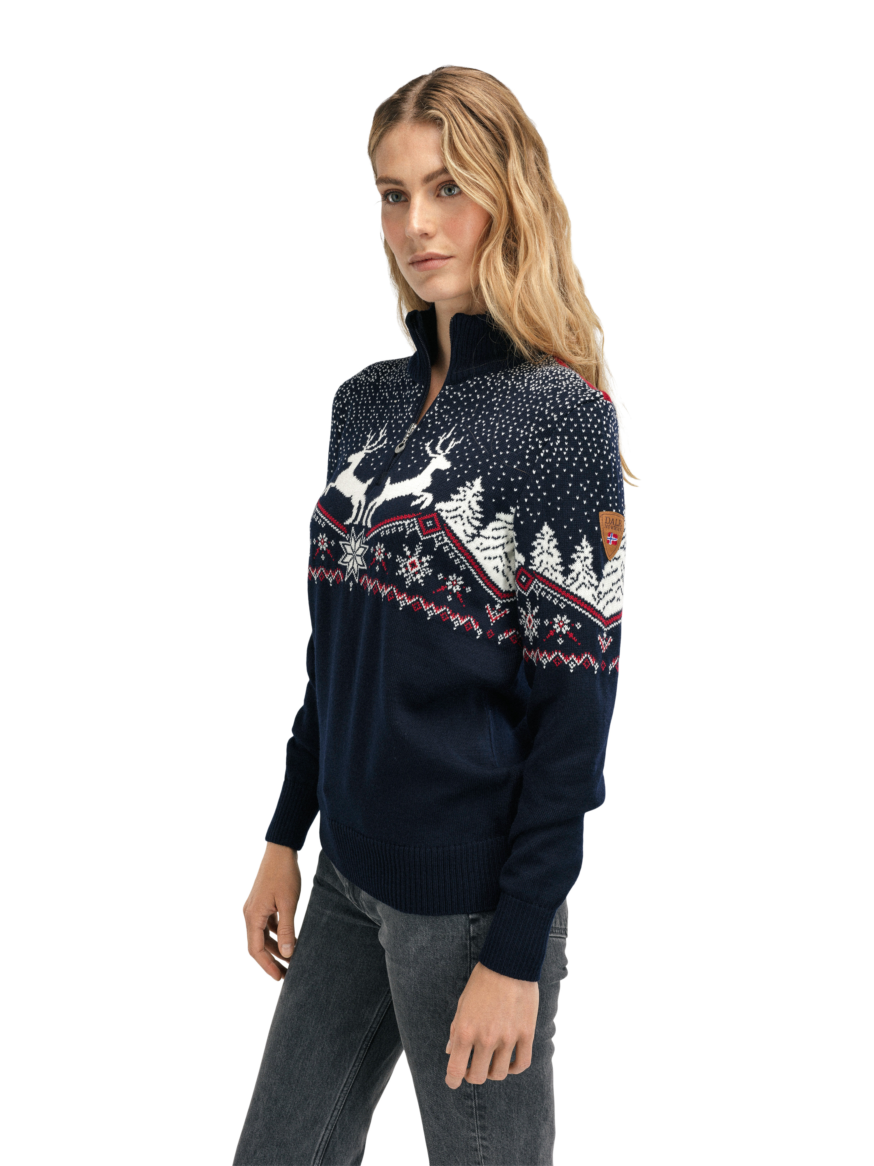 Dale Christmas Sweater Women Navy Dale of Norway Dale of